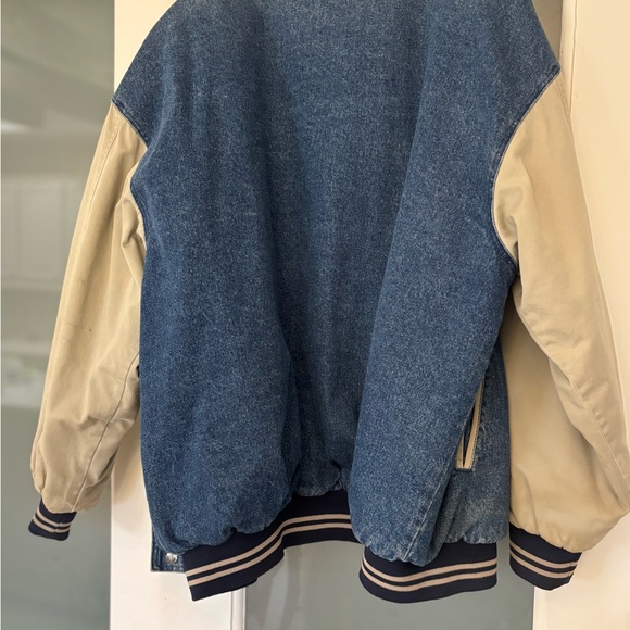 Men's Bomber Jacket denim - Picture 3 of 3